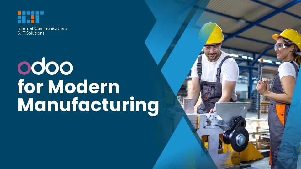 Odoo for Modern Manufacturing: Streamline Your Production